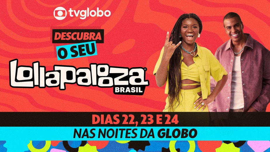 Globo leva experiência completa do Lollapalooza BR 2024 para a TV