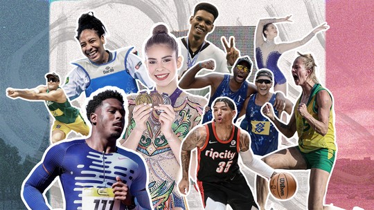 Capixabas em Paris: TV Gazeta exibe vídeos dos atletas do ES  - Foto: (Arte TV Gazeta ES / Sabrina Cardoso)