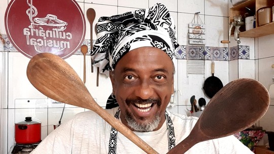 Afrochefe Jorge Washington faz último Culinária Musical do ano no dia 3/12