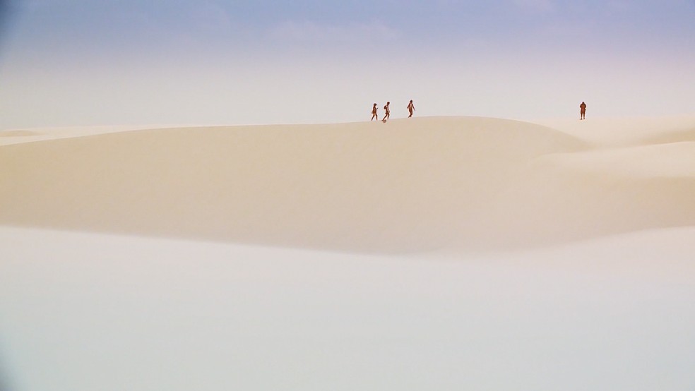 Lençóis Maranhenses em destaque no Repórter Mirante — Foto: Reprodução/TV Mirante