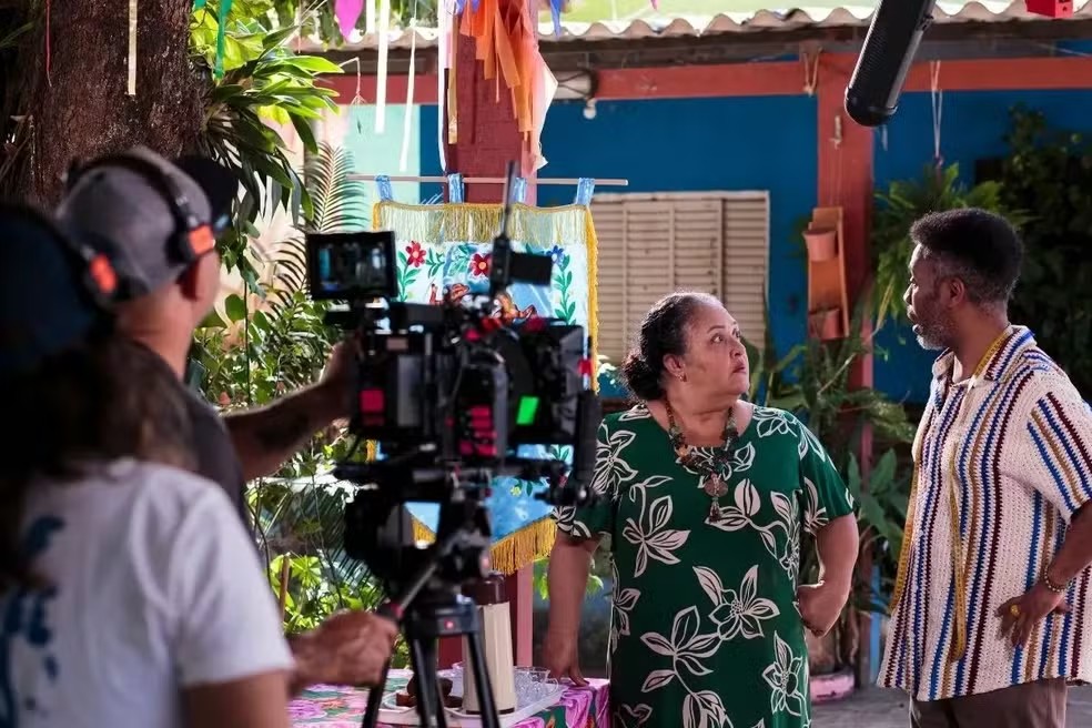 Bastidores do filme "Amor em Movimento" — Foto: Foto: Fernando Dezan