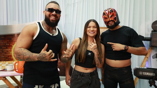 Reveja: Tatah Santana e Iggo Centaura no Tosco Xou - Foto: (TV Sergipe)