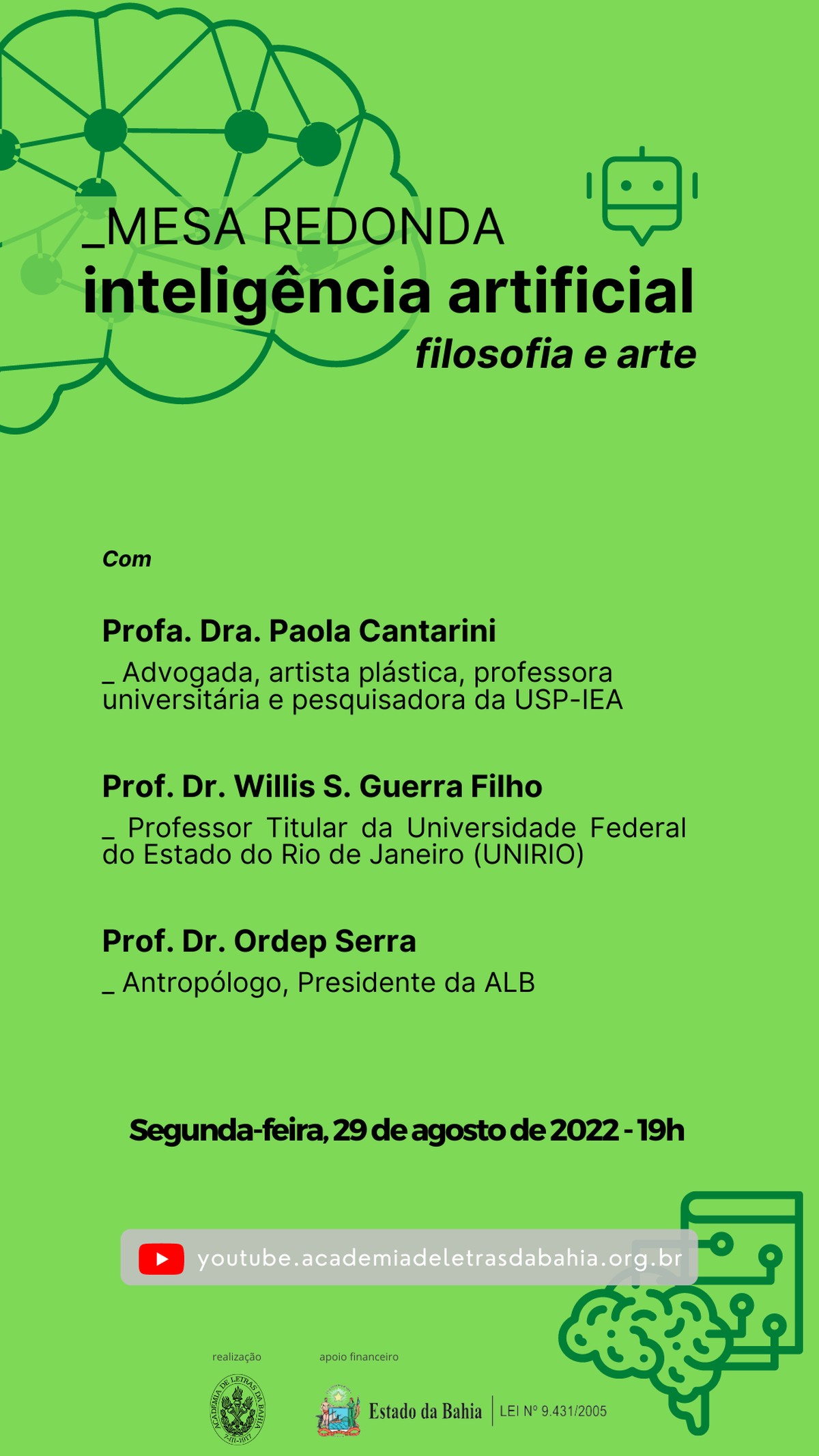 É de graça: Mesa redonda sobre inteligência artificial acontece hoje ...