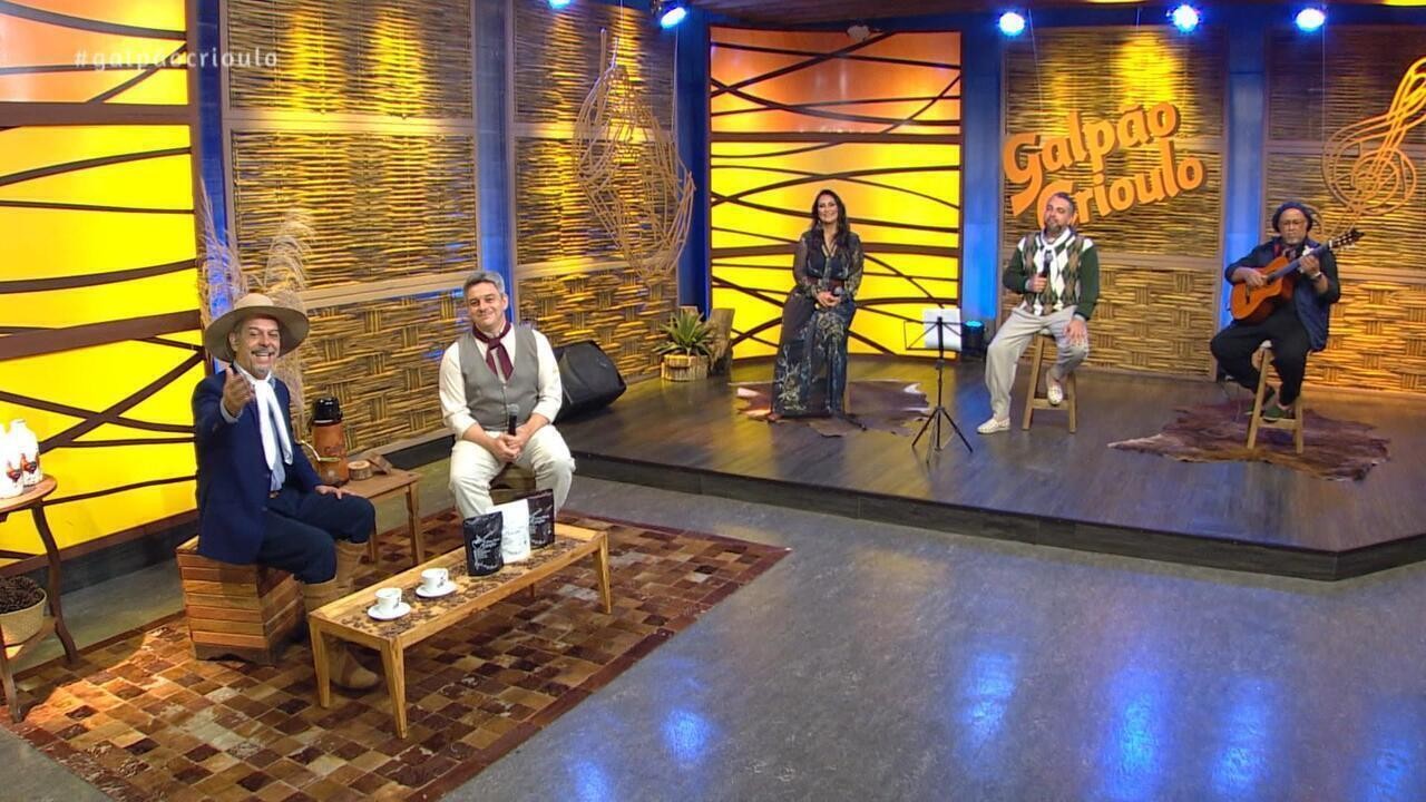 Roger Morais & Pátria Gaúcha e Jean Kirchoff visitaram o Galpão Crioulo ...