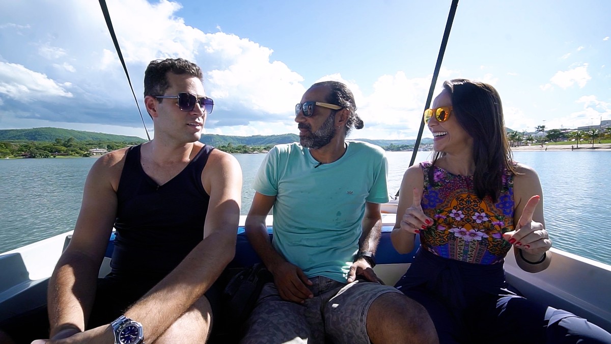 Pedro Leonardo E Tatiane Camargo Se Aventuram Nas guas De Rifaina SP 