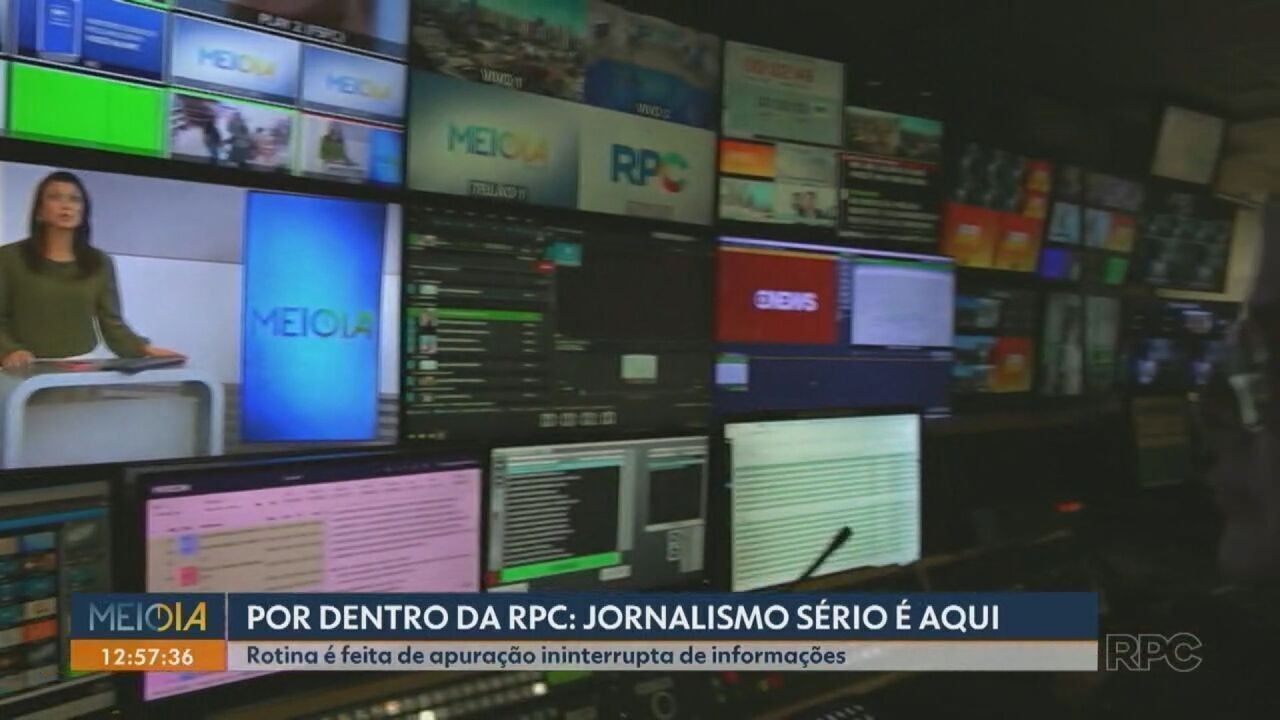 Conheça os bastidores do Jornalismo da RPC Maringá | Rede globo
