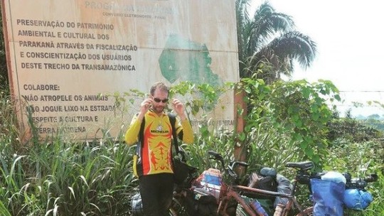 Professor viaja mais de 6.200 km de bicicleta pelo Brasil e produz documentário sobre o valor da água
