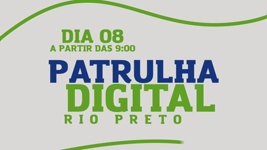 'Patrulha Digital' passa por bairros de Rio Preto - Programa: Programação - TV TEM 