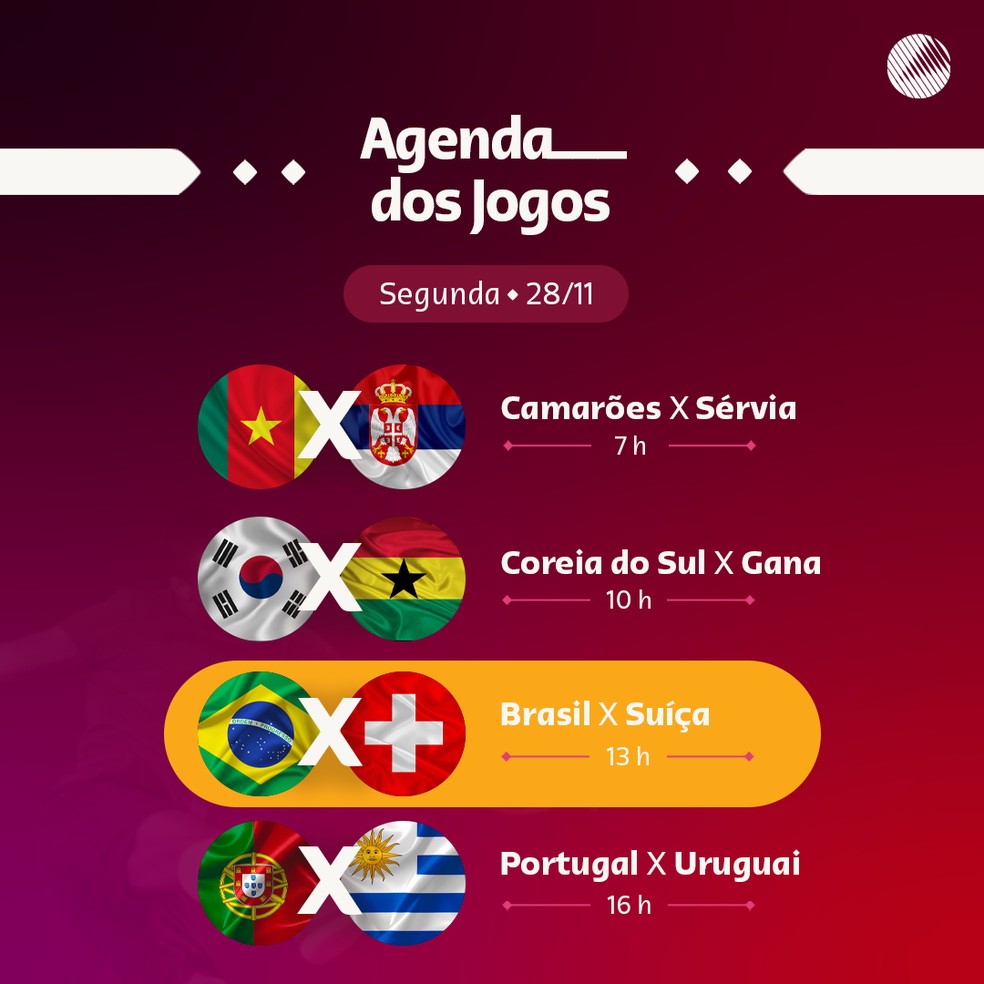 Saiba quais são os jogos de hoje, sexta, 2 de junho, no Brasil e
