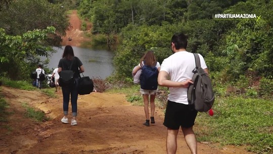 Equipe do 'Partiu Amazônia' viveu uma aventura na selva com direito a canoagem, trilhas e comidinhas
