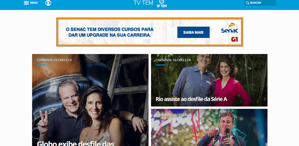 A página da TV TEM está de cara nova, confira as novidades!