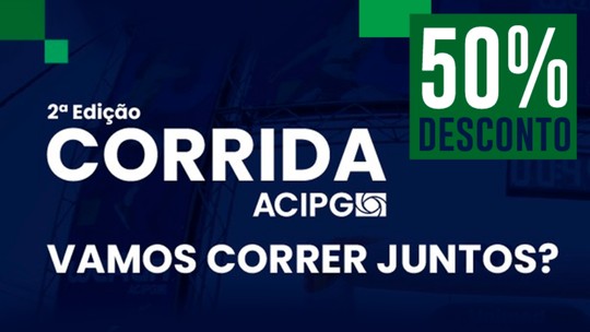 Garanta 50% de desconto na inscrição para a corrida Corremos Juntos ACIPG, em Ponta Grossa  - Foto: (RPC)