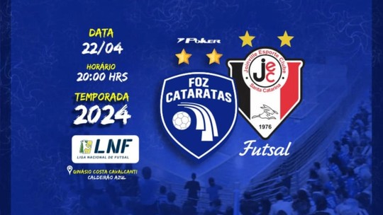 Garanta seu ingresso para o jogo do Foz Cataratas na Liga Nacional que acontece no dia 22 de abril em casa - Foto: (Divulgação)