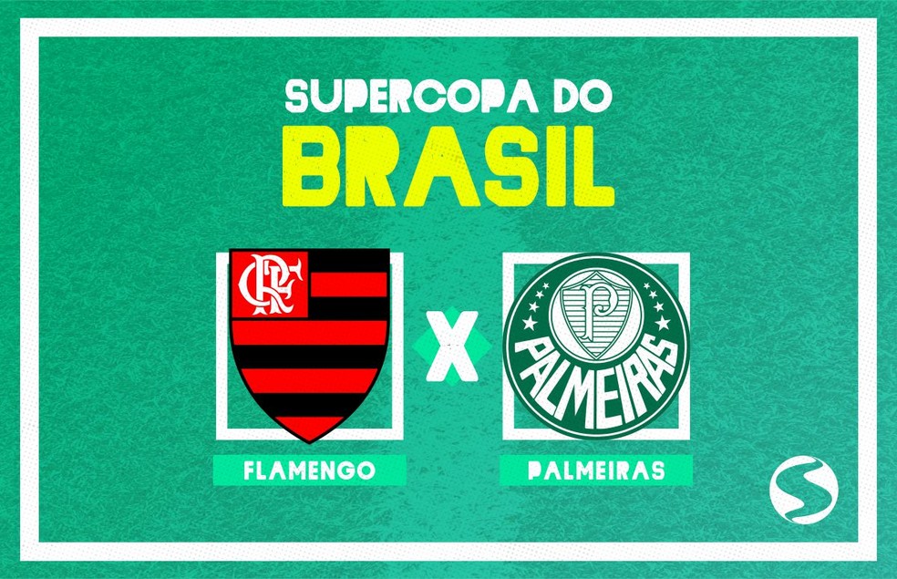 Supercopa do Brasil terá Flamengo x Palmeiras