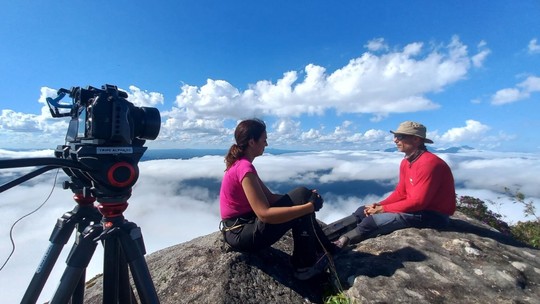 Vanessa Navarro desbrava o Pico do Marumbi - Foto: (Globo Repórter)
