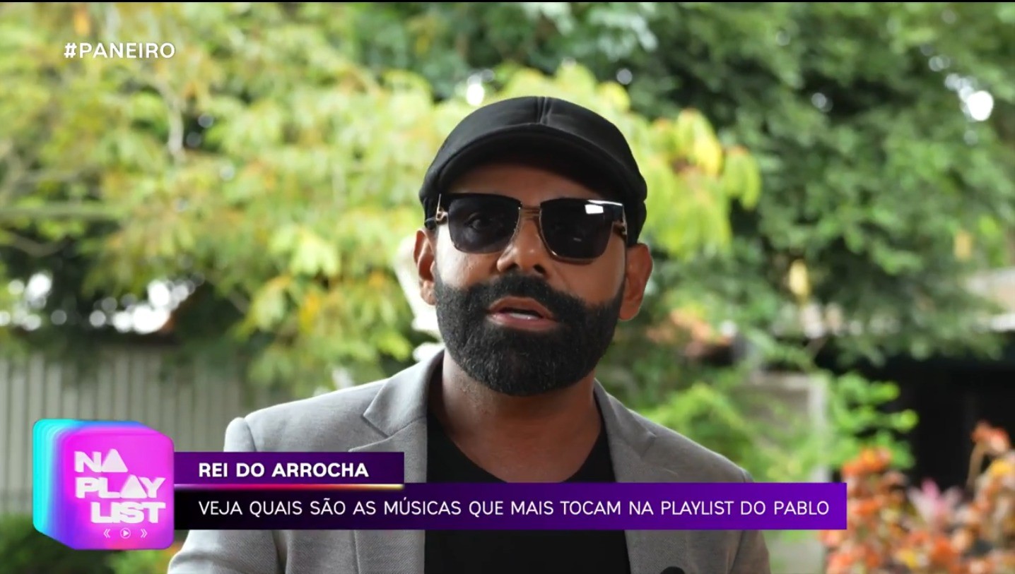 Paneiro revela quais sucessos estão na playlist de Pablo | Rede globo