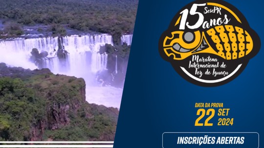 Garanta sua inscrição para a Maratona Internacional de Foz do Iguaçu Sesc PR que acontece no dia 22 de setembro  - Foto: (Divulgação)