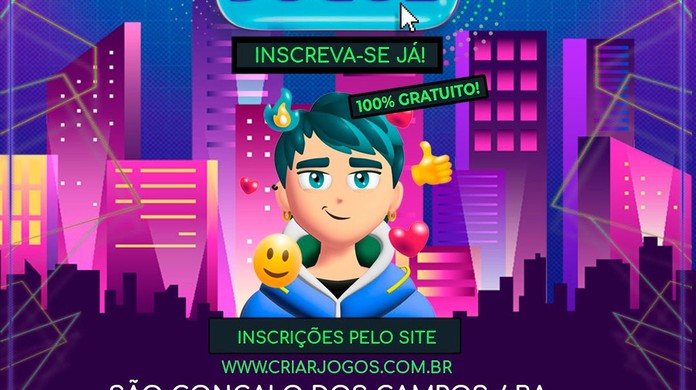 Projeto Criar Jogos está com inscrições abertas para 2 mil vagas de curso  online e gratuito - PORTAL TRIBUNA DO GUAÇU