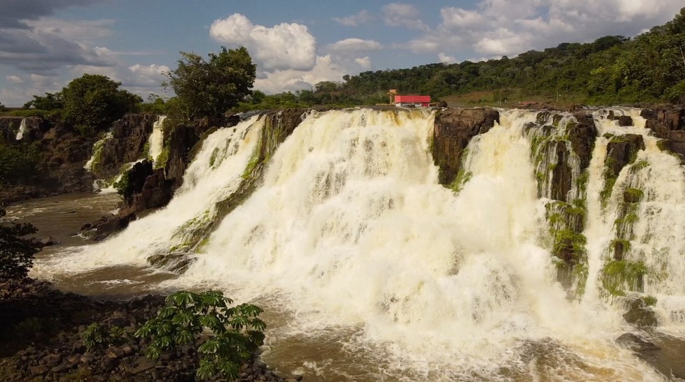 Cachoeira de Santo Antônio, em Laranjal do Jari