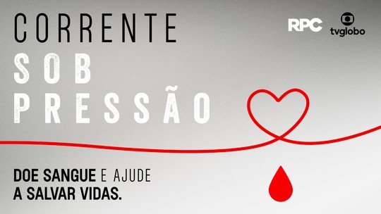 'Corrente Sob Pressão': RPC e TV Globo promovem campanha de doação de sangue em Ponta Grossa  - Foto: (RPC)