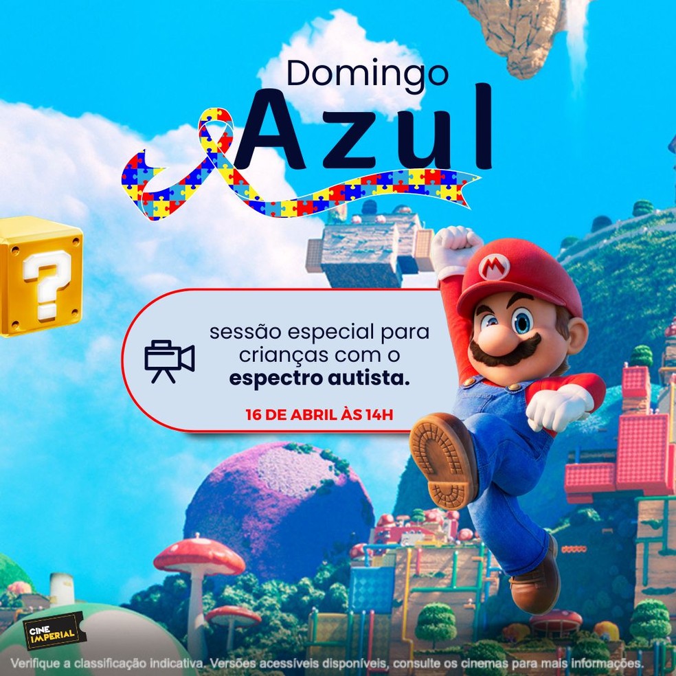 Sessão Azul - Super Mario Bros. O Filme em São Paulo - Sympla