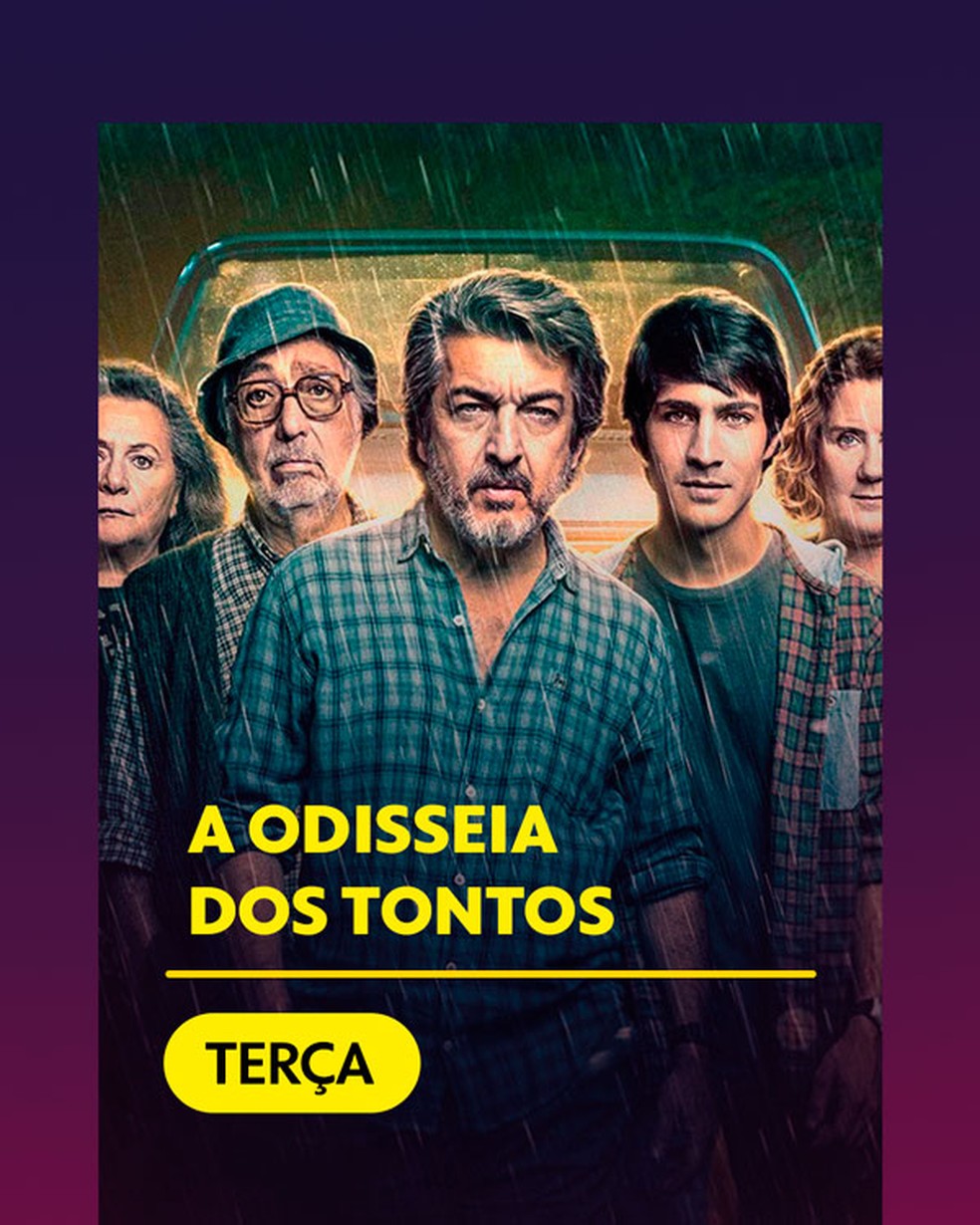 'A Odisseira dos Tontos', filme de terça, é estrelado pelo astro do cinema argentino Ricardo Darín — Foto: Divulgação