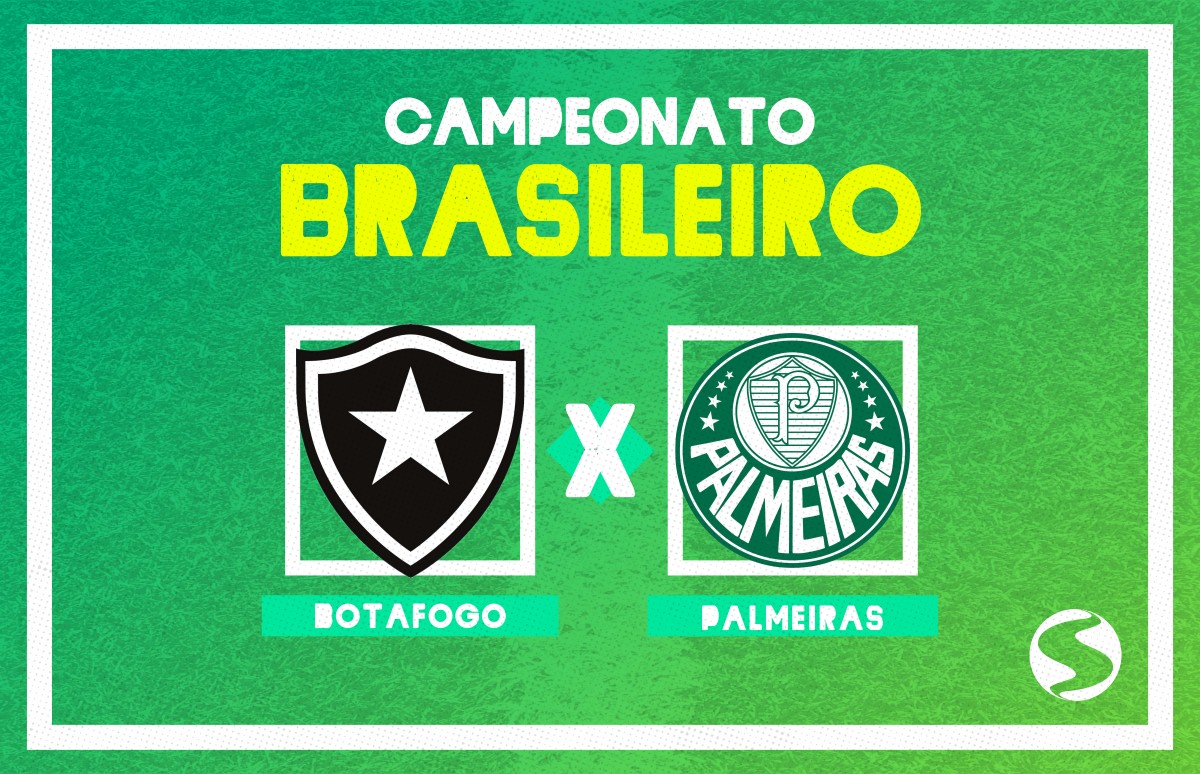 Botafogo e Palmeiras se enfrentam pelo Campeonato Brasileiro | Rede globo