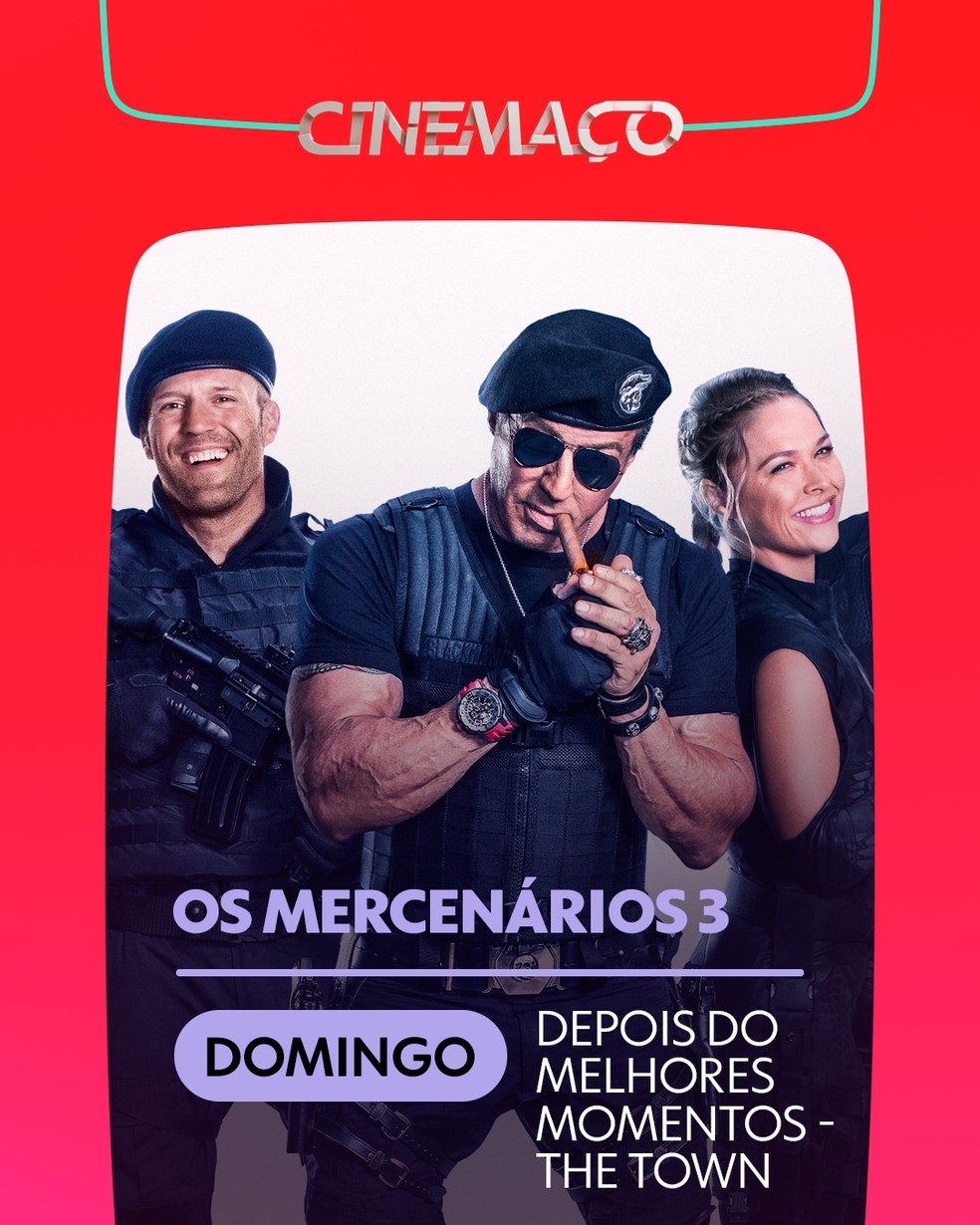 Três filmes em cartaz no Cine Globo neste final de semana