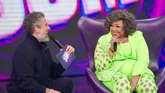 'Caldeirão com Mion' homenageia carreira de Alcione neste sábado, 3
 - Foto: (Globo/ Trouva)